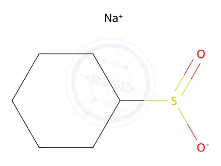 Chemical structure of Cyclohexanesulfinic acid sodium salt