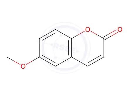 Chemical structure of 6-Methoxycoumarin