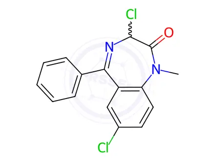 Chemical structure of Diazepam Impurity 30