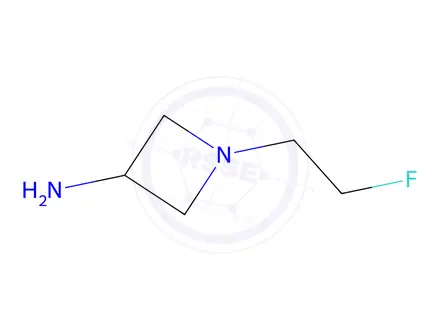 Chemical structure of 1-(2-fluoroethyl)azetidin-3-amine dihydrochloride