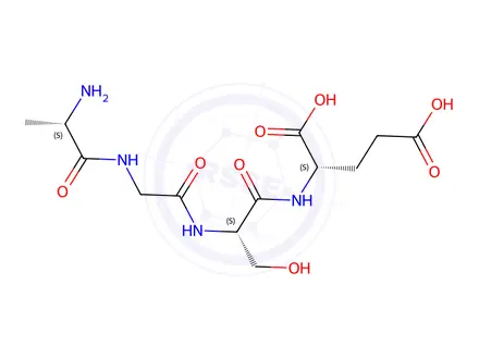 Chemical structure of Eosinophilotactic Peptide