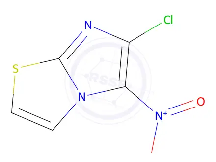 Chemical structure of 6-chloro-5-nitroimidazo[2,1-b][1,3]thiazole