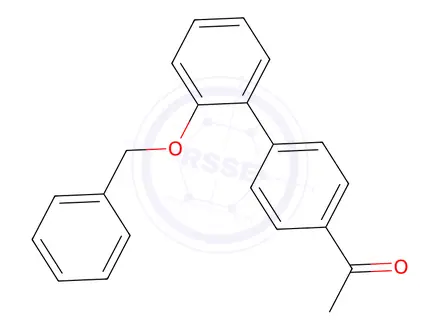 Chemical structure of 1-[2'-(Benzyloxy)[1,1'-biphenyl]-4-yl]ethanone