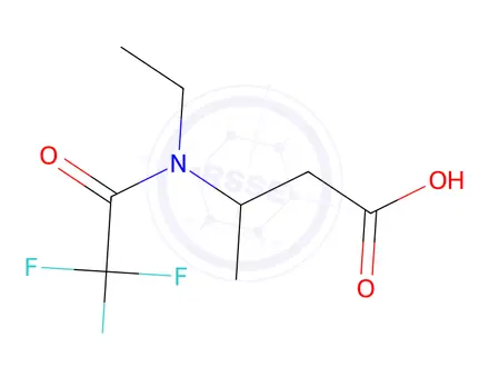 Chemical structure of 3-(n-Ethyl-2,2,2-trifluoroacetamido)butanoic acid