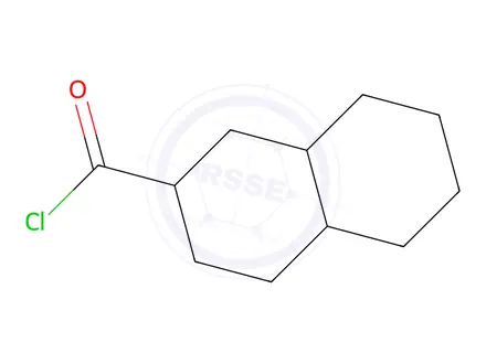 Chemical structure of Decahydronaphthalene-2-carbonyl Chloride