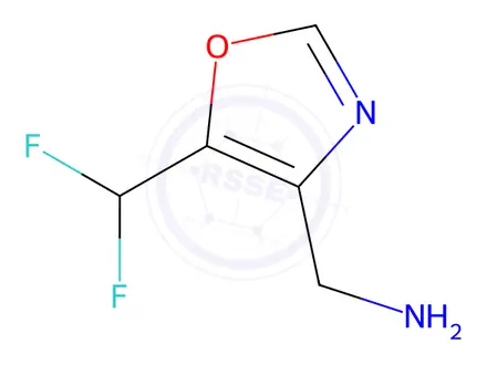 Chemical structure of (5-(Difluoromethyl)oxazol-4-yl)methanamine