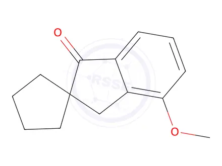 Chemical structure of 4'-Methoxyspiro[cyclopentane-1,2'-indane]-1'-one