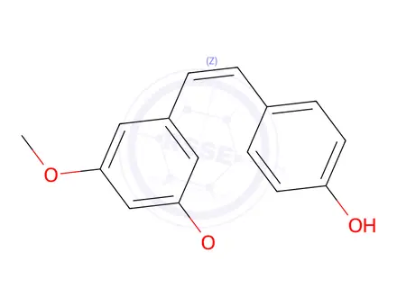 Chemical structure of (Z)-Pterostilbene