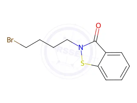 Chemical structure of 2-(4-Bromobutyl)-1,2-benzisothiazol-3(2H)-one