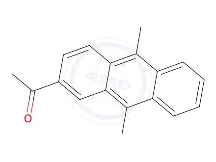 Chemical structure of 1-(9,10-Dimethylanthracen-2-yl)ethanone