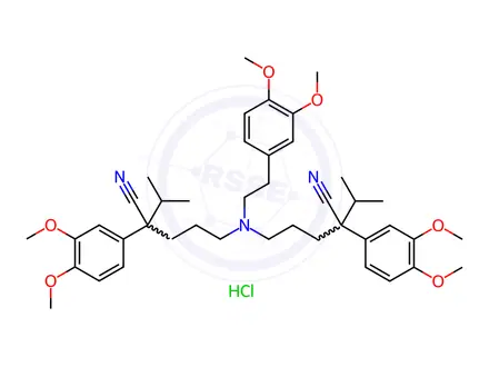Chemical structure of Verapamil EP Impurity M(Hydrochloride)