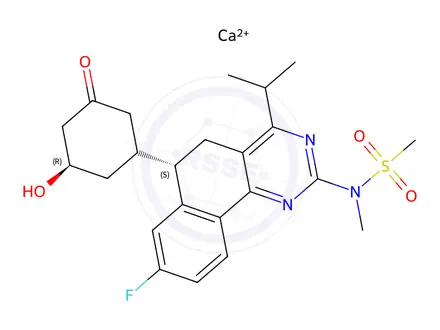 Chemical structure of Rosuvastatin Impurity 13