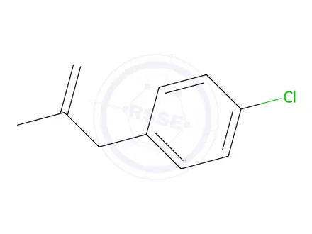 Chemical structure of 3-(4-Chlorophenyl)-2-methyl-1-propene