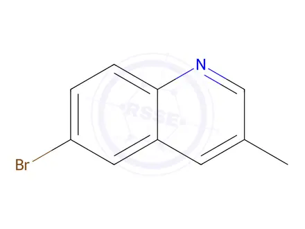 Chemical structure of 6-Bromo-3-methylquinoline