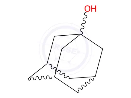 Chemical structure of 1-Adamantanol