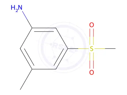 Chemical structure of 3-methanesulfonyl-5-methylaniline