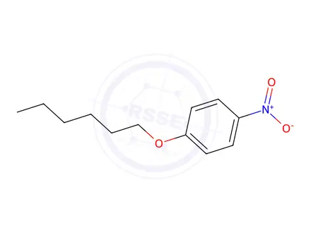Chemical structure of 4-N-Hexyloxynitrobenzene
