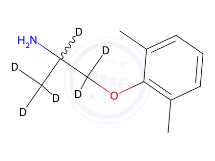 Chemical structure of Mexiletine D6