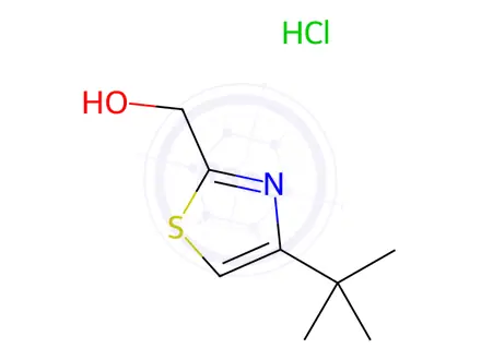 Chemical structure of (4-(Tert-butyl)thiazol-2-yl)methanol hydrochloride