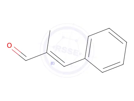 Chemical structure of 2-methyl-3-phenylacrylaldehyde