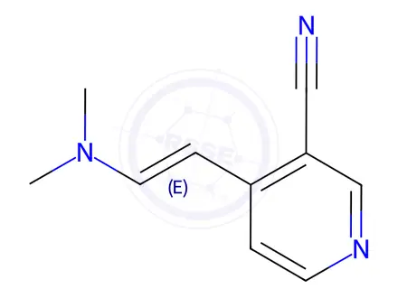Chemical structure of 4-[(E)-2-(dimethylamino)ethenyl]pyridine-3-carbonitrile