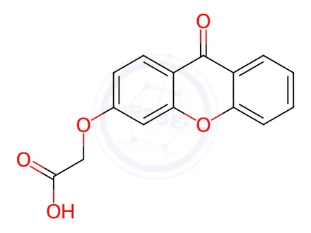 Chemical structure of 2-((9-OXO-9H-XANTHEN-3-YL)OXY)ACETIC ACID
