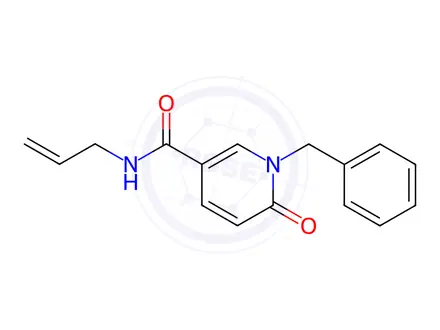 Chemical structure of N-allyl-1-benzyl-6-oxo-1,6-dihydropyridine-3-carboxamide