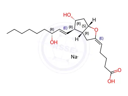 Chemical structure of Epoprostenol 15-R-epimer Sodium Salt