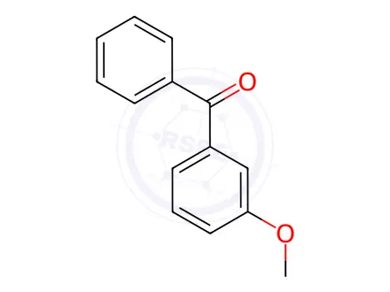 Chemical structure of (3-Methoxyphenyl)(phenyl)methanone