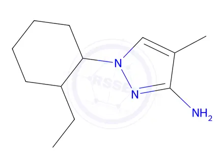 Chemical structure of 1-(2-Ethylcyclohexyl)-4-methyl-1h-pyrazol-3-amine