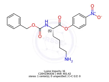 Chemical structure of Lysine Impurity 88