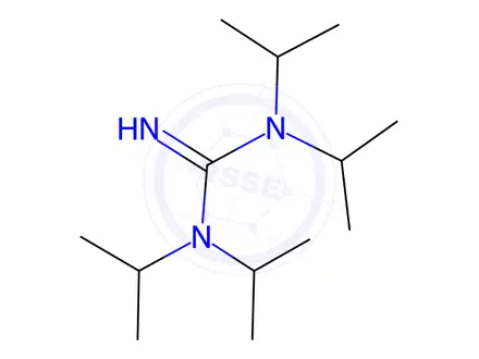 Chemical structure of Guanidine, N,N,N',N'-tetrakis(1-methylethyl)-