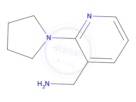 Chemical structure of (2-Pyrrolidin-1-ylpyrid-3-yl)methylamine Dihydrochloride