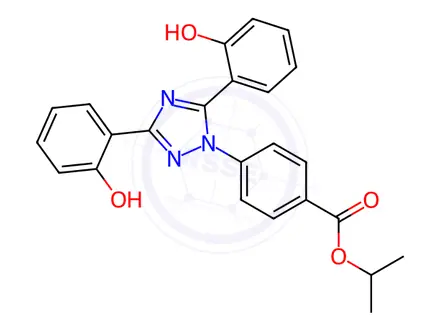 Chemical structure of Deferasirox Isopropyl Ester