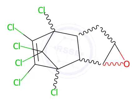 Chemical structure of oxy-Chlordene 10 μg/mL in Cyclohexane