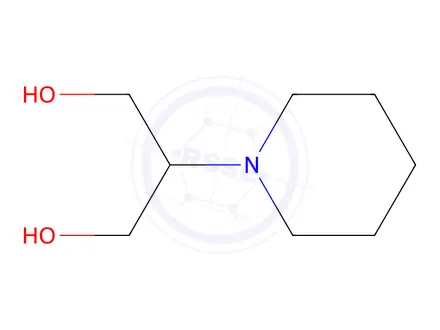 Chemical structure of 2-(Piperidin-1-yl)propane-1,3-diol