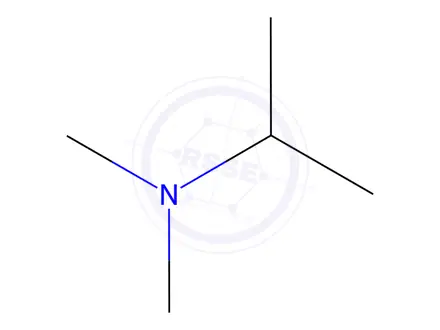 Chemical structure of N,N-Dimethylisopropylamine