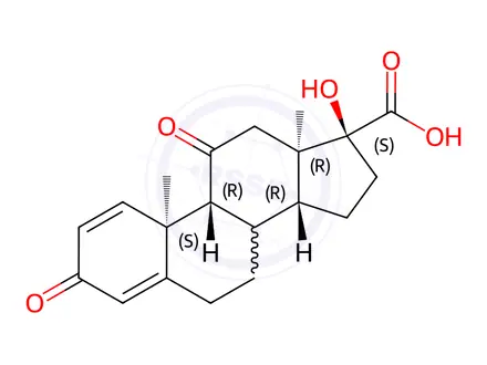 Chemical structure of Prednisone Impurity 6 (Prednisone EP Impurity J)
