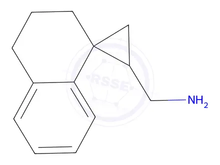 Chemical structure of (3',4'-Dihydro-2'h-spiro[cyclopropane-1,1'-naphthalen]-2-yl)methanamine