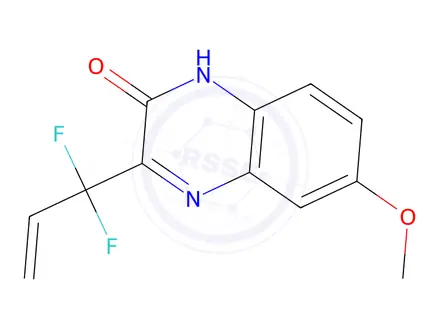 Chemical structure of 3-(1,1-Difluoroallyl)-6-methoxyquinoxalin-2-ol