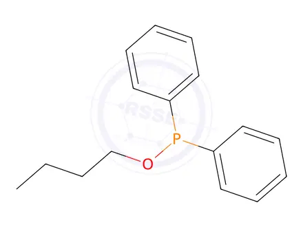 Chemical structure of Butyl Diphenylphosphinite