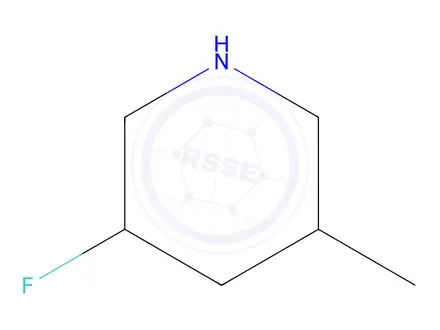 Chemical structure of 3-Fluoro-5-methylpiperidine