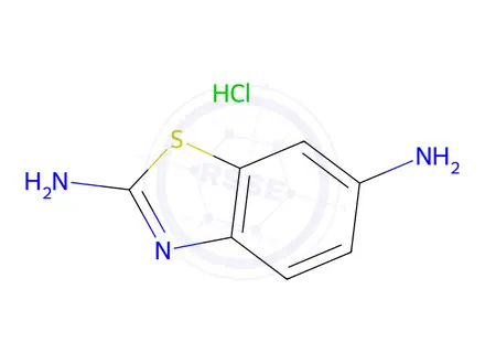 Chemical structure of 1,3-benzothiazole-2,6-diamine