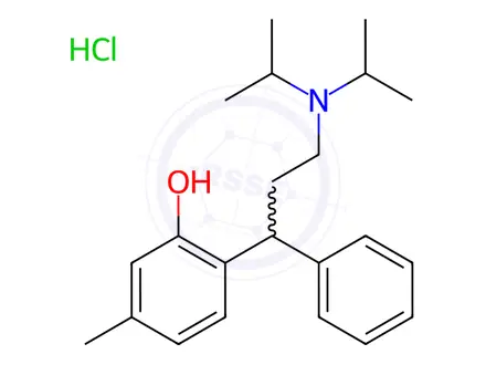 Chemical structure of Tolterodine Impurity 1(Hydrochloride)