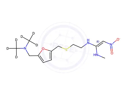 Chemical structure of Ranitidine-d6