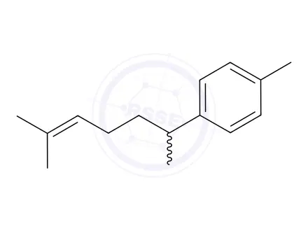 Chemical structure of alpha-Curcumene