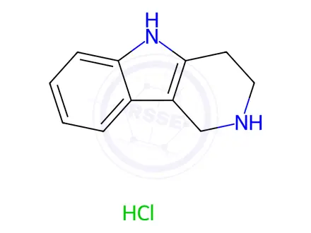 Chemical structure of 2,3,4,5-Tetrahydro-1H-pyrido[4,3-b]indole Hydrochloride
