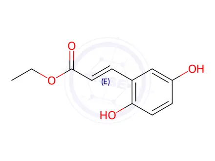 Chemical structure of Ethyl 2,5-dihydroxycinnamate