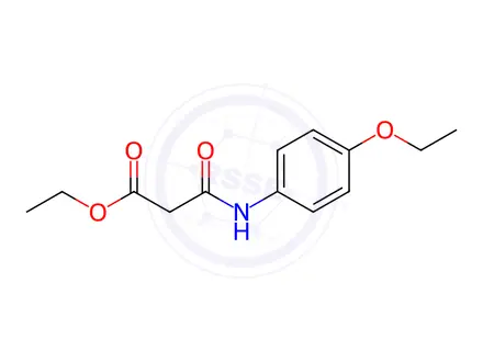 Chemical structure of N-(4-Ethoxy-phenyl)-malonamic acid ethyl ester
