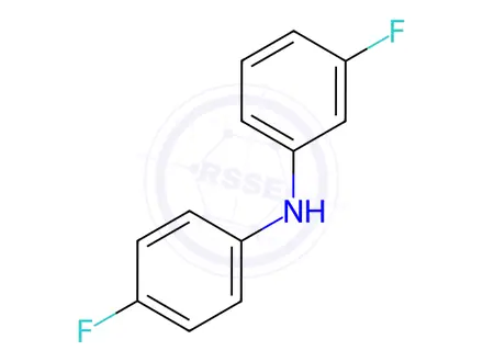 Chemical structure of 3-Fluoro-N-(4-fluorophenyl)aniline